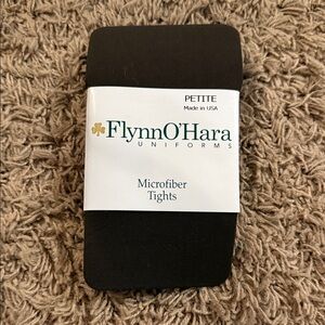 Women's Black Microfiber Tights